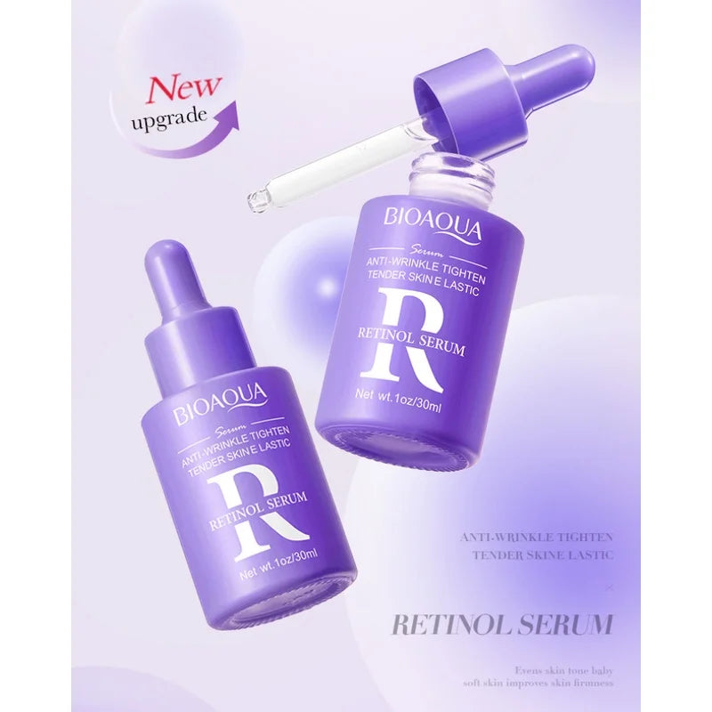 BIOAOUA Retinol Serum Moisturizing Anti-Aging Anti-wrinkles Firming and Brightening Skin Tone 30ml Peaceful Pleasures Health and Wellness