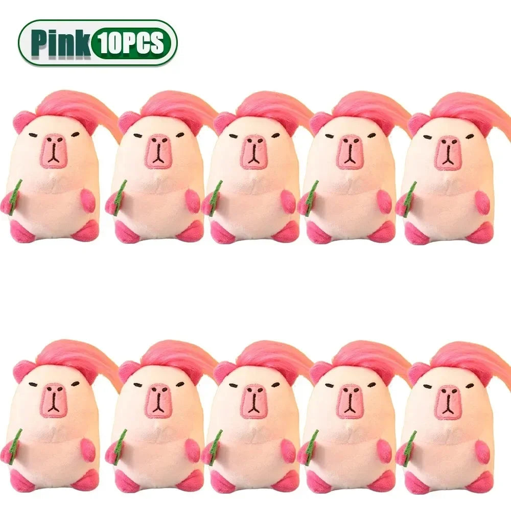 Kawaii Capybara Plush Keychain Bag Charm Pendant – Cute Gift