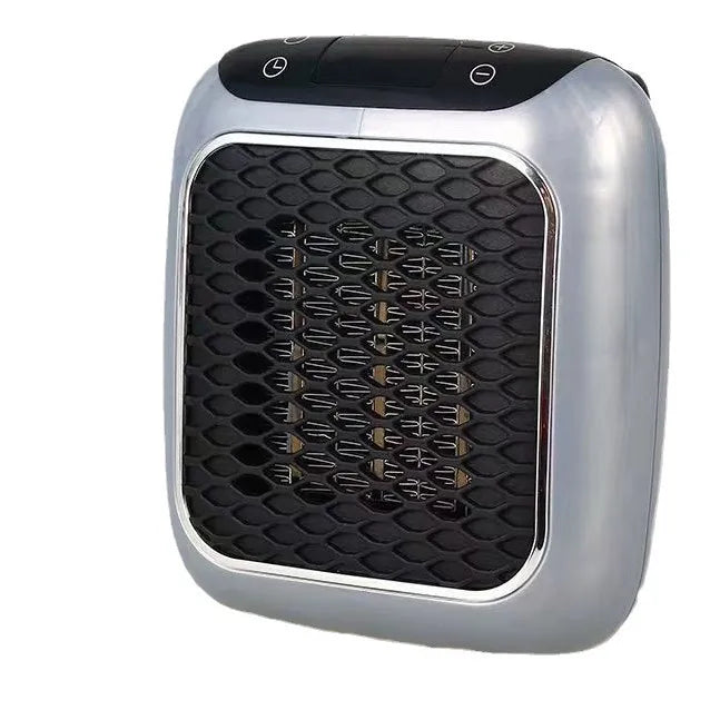 Electric Heater Home Appliance Heating Furnace Portable Heater Plug-in Room Heater Mini Radiator Remote Heating 500W Peaceful Pleasures Health and Wellness Light Grey EU