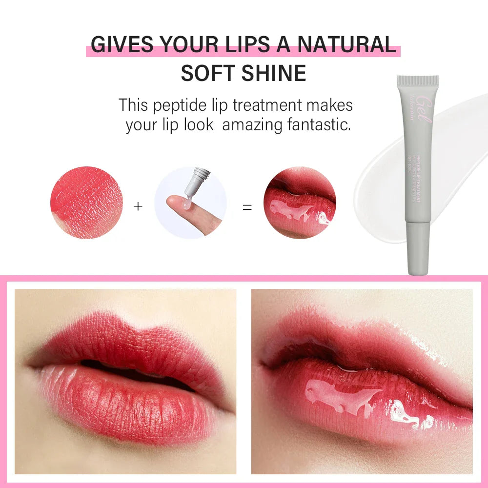 Peptide Lip Balm Gel – Moisturizing, Nourishing & Caramel