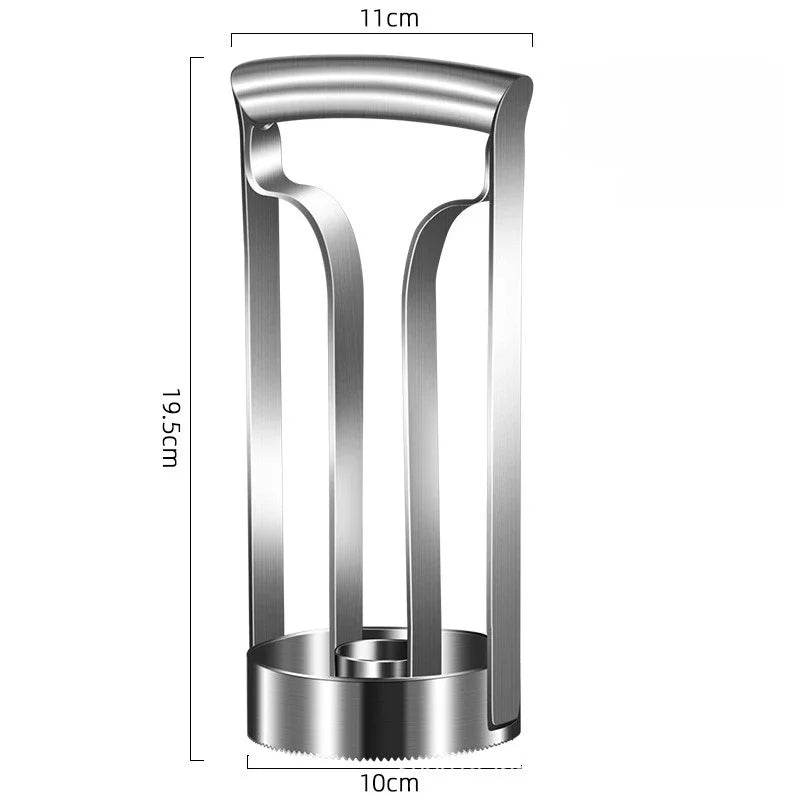 Stainless Steel Pineapple Peeler Cutter Meat Extractor Cut Corer Remover Machine Home Kitchen Knife Slicer Fruit Tool Peaceful Pleasures Health and Wellness large size