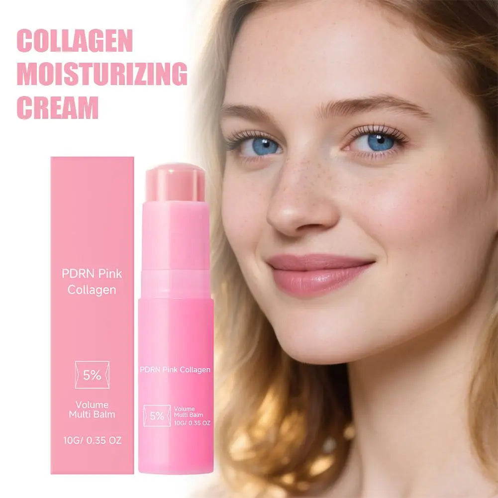 Collagen Pink Multi Balm Stick – Hydrating Lifting Facial Cream