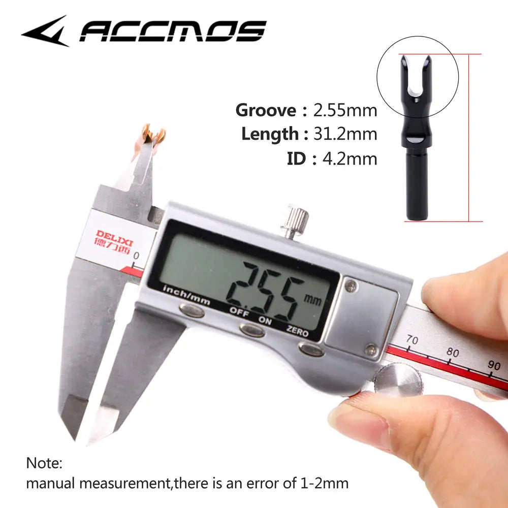 Aluminum Alloy Insert Arrow Nock Pin Fit ID3 2 4 5 Shaft Compound