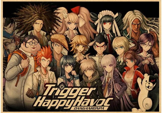 Kyouko Kirigiri Danganronpa Canvas Wall Art Anime Poster