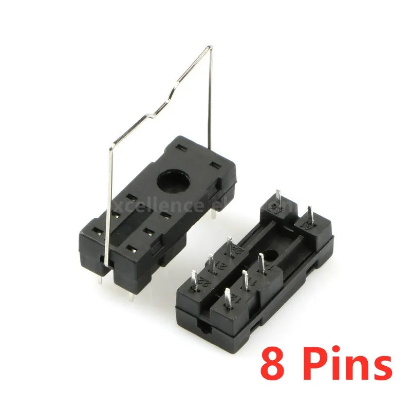 5PCS Relay PCB Socket 14F-2Z-A2 for G2R-1 G2R-2 G2R-1-E RT424024 HF115F 5PIN OR 8PIN Relay Socket Peaceful Pleasures Health and Wellness