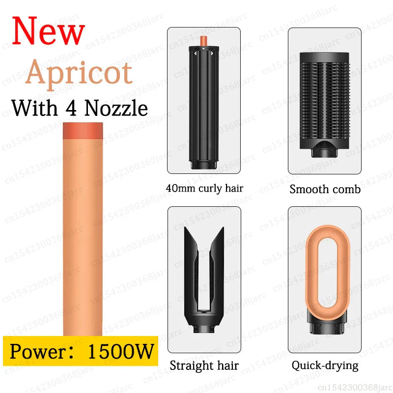 SenCiciMen X9 6-in-1 Hot Air Brush & Auto Curling Iron Styler
