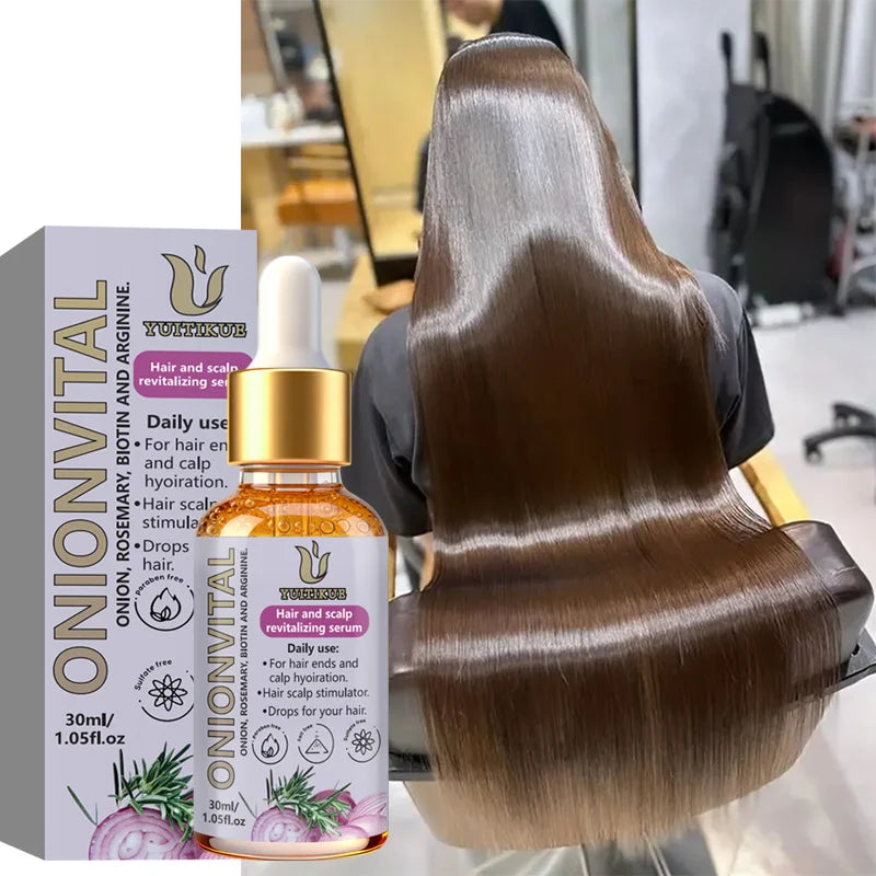 YUITIKUE Onionvital Hair Serum | Onion, Rosemary & Biotin Formula | For Scalp & Hair Ends Hydration 30ml Peaceful Pleasures Health and Wellness