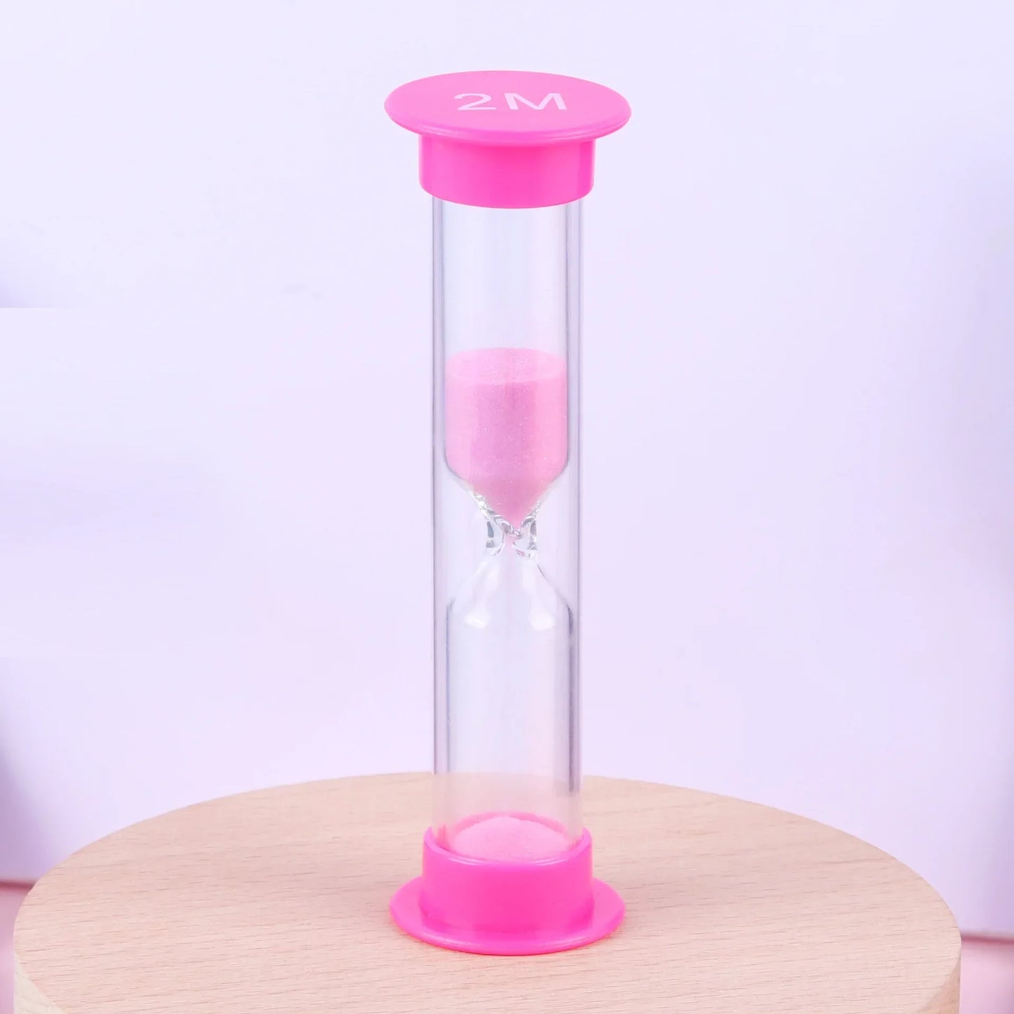 Colorful Anti-Drop Hourglass Sand Timer Set – 6 Pieces