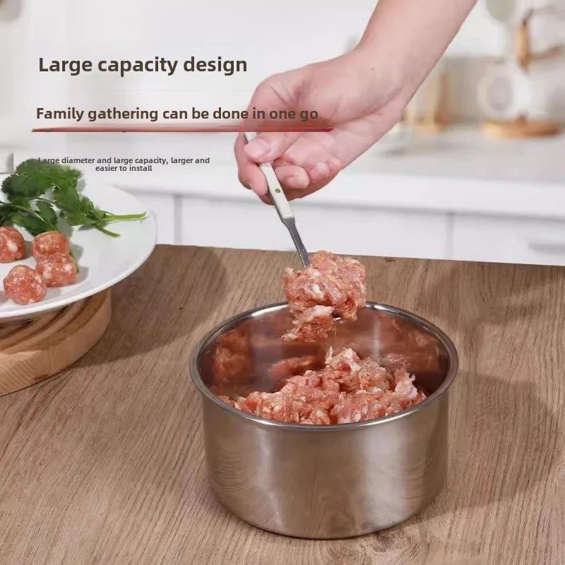 Household 12 Wells Stainless Steel Pill Press Kitchen Mold Rice-meat Dumplings Maker Manual Pressing Pill Making Meatball Mould Peaceful Pleasures Health and Wellness