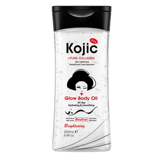 200ml Kojic Acid Body Oil Body Essential Oil Skin Care Oil Moisturizing and Hydrating Care Suitable for All Seasons Peaceful Pleasures Health and Wellness