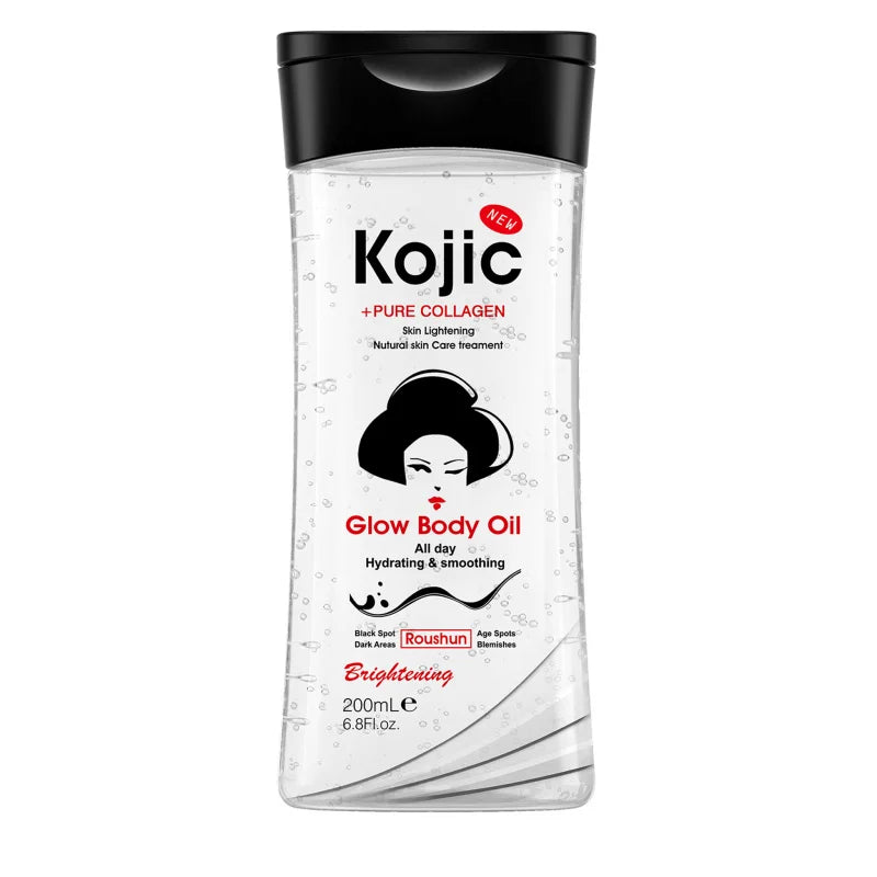 ROUSHUN Kojic Acid Body Oil 200ml – Hydrating Skin Care