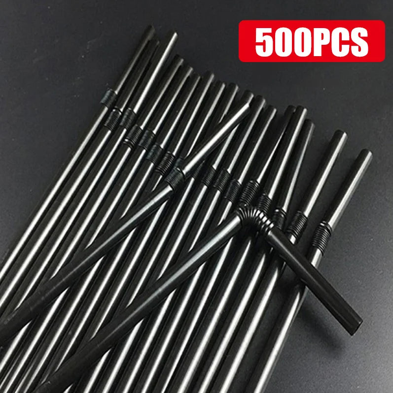 Colorful Flexible Drinking Straws 50–1000 Pcs | Party & Kitchen