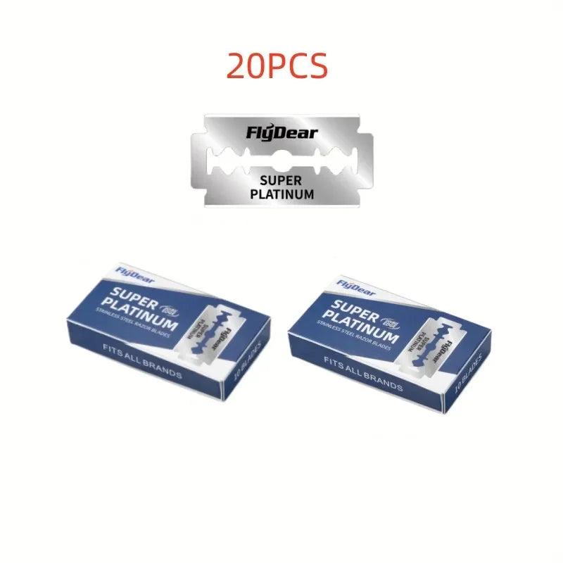 Double Edge Safety Razor Blades – Stainless Steel 10–30 Pack