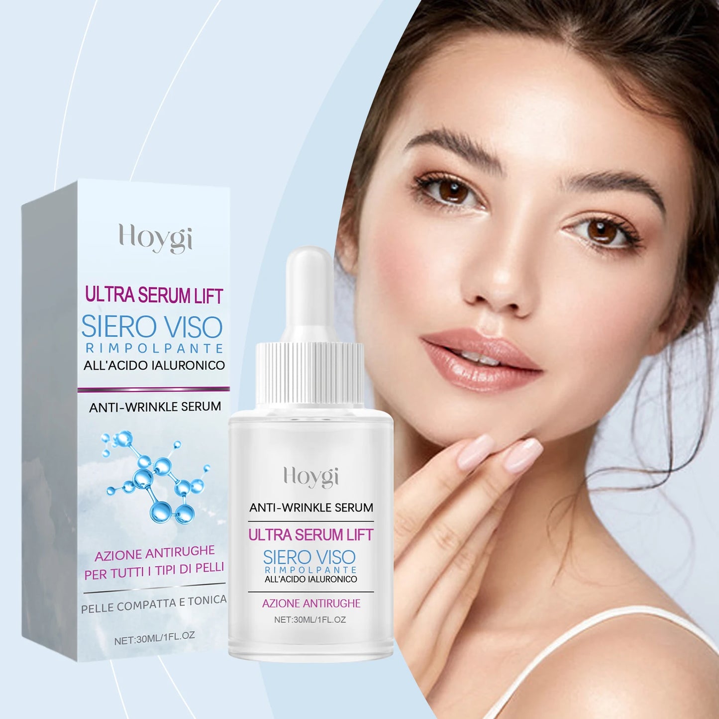 Hoygi Hyaluronic Acid Firming Face Serum – Deep Hydration 30ml