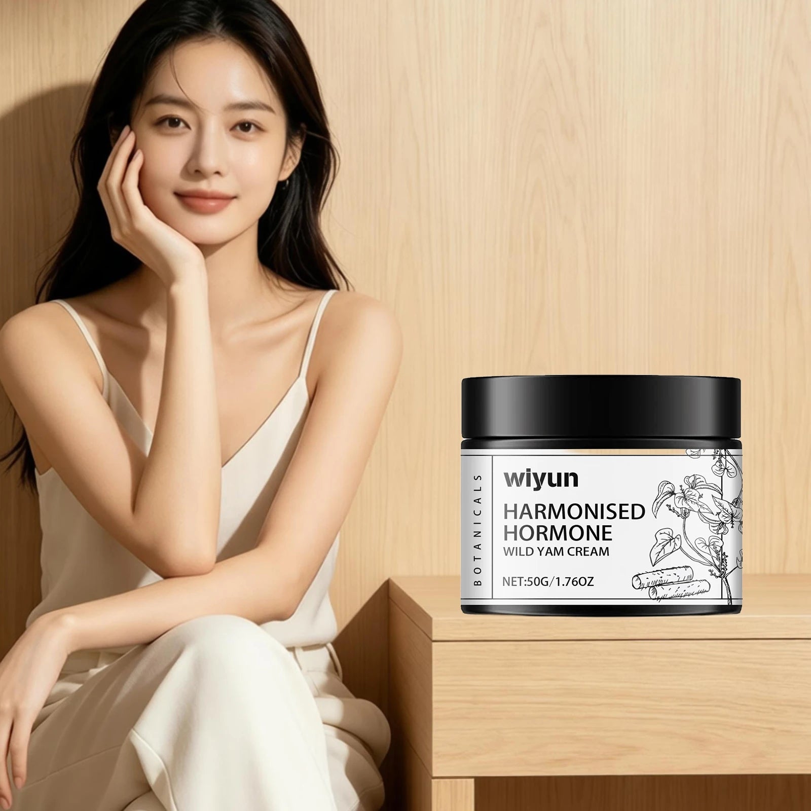 Wild Yam Cream Menopause Regulation Balance Hormones Skin Smooth Moisturizing Brightening Improving Tightening Nourish Skin Care Peaceful Pleasures Health and Wellness