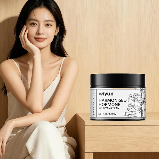 Wild Yam Cream Menopause Regulation Balance Hormones Skin Smooth Moisturizing Brightening Improving Tightening Nourish Skin Care Peaceful Pleasures Health and Wellness