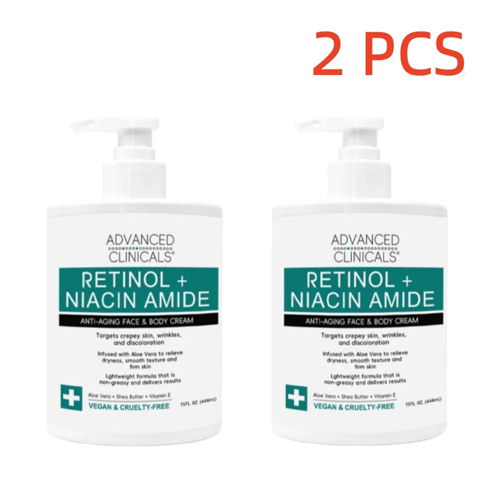 Retinol & Niacinamide Face & Body Moisturizing Cream 444ml