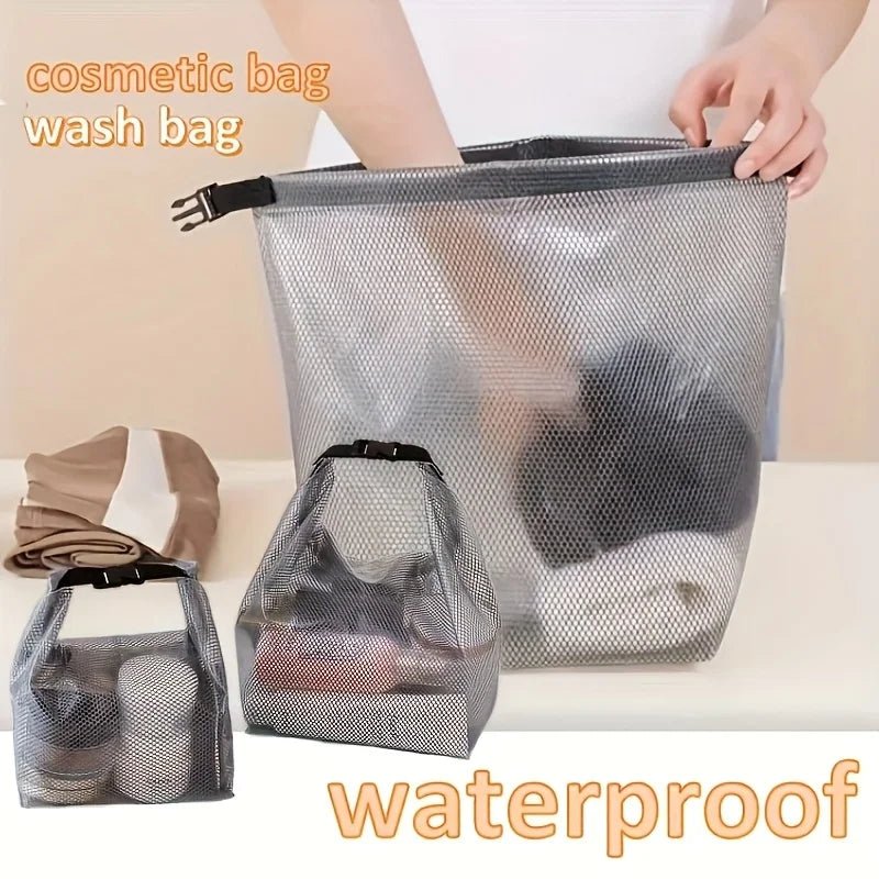 Waterproof Drawstring Bag – Gym, Swim & Toiletry Pouch