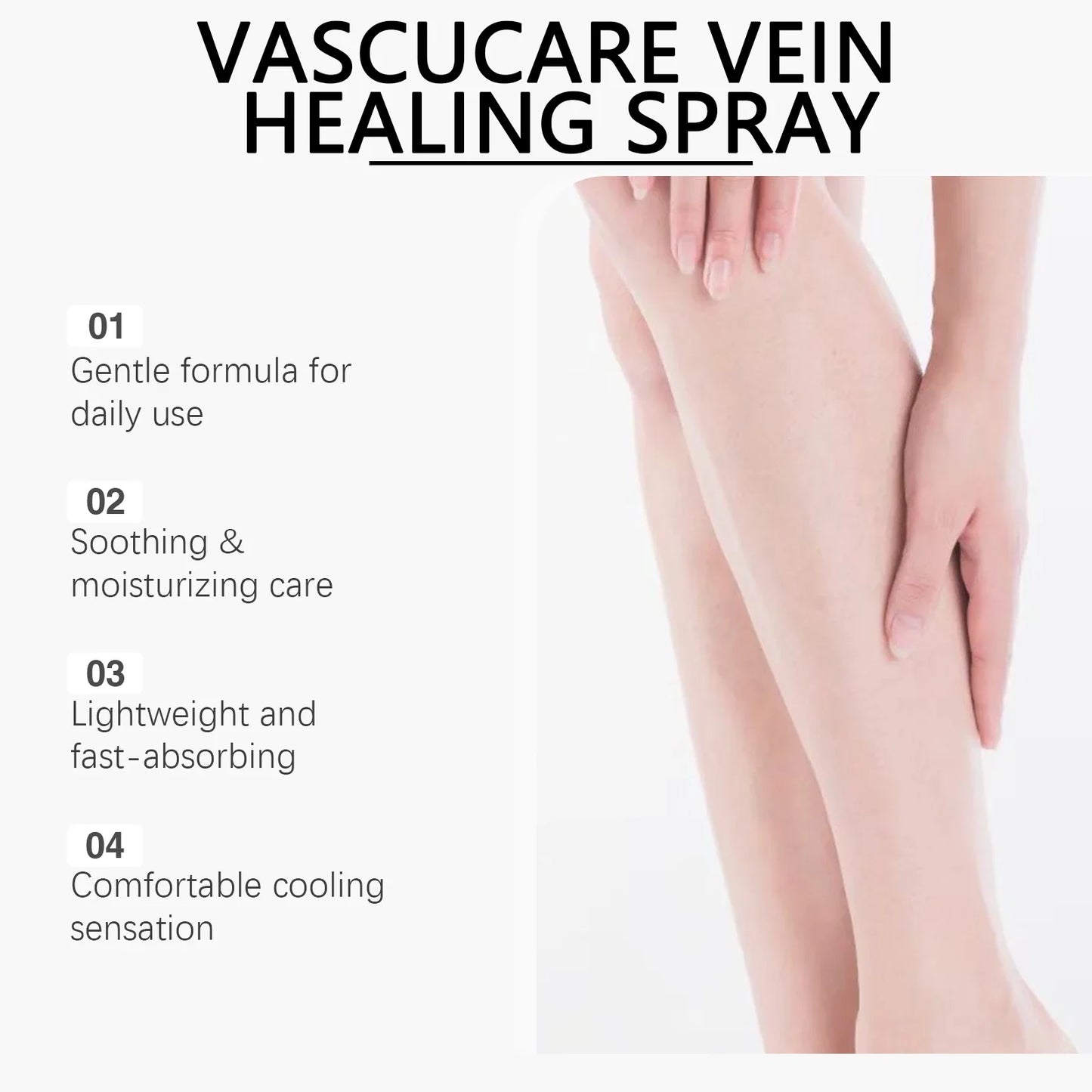 Leg Care Spray – Moisturizing, Smoothing & Hydrating Skin Mist
