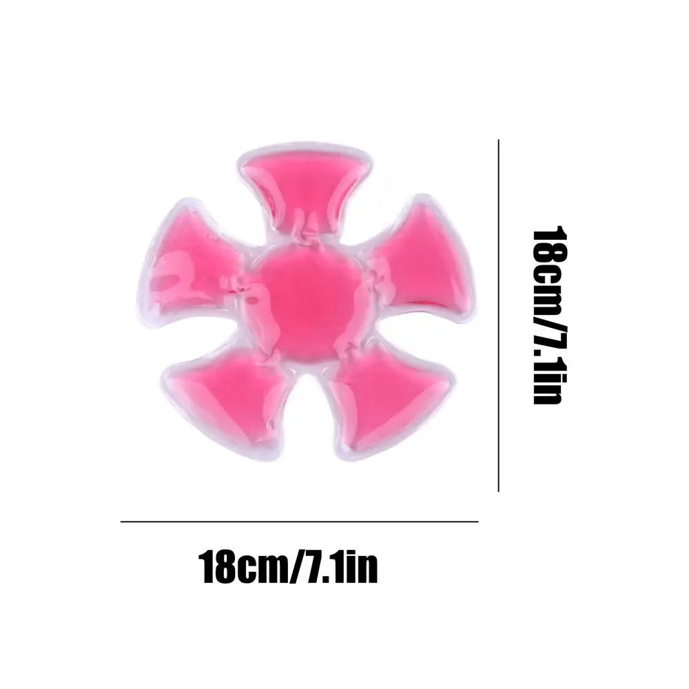 Blue PVC Gel Ice Pack Adjustable Cooling Pad Helmet Cooling Pad Portable Outdoor Accessory for Outdoor Sports Cycling Running Peaceful Pleasures Health and Wellness Pink1