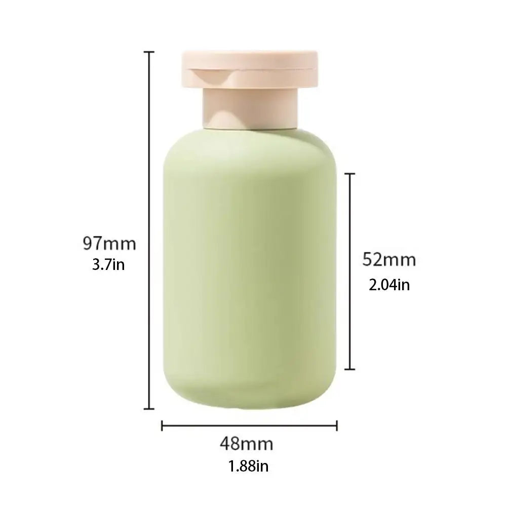 3PCS Abs Refillable Bottlesoft Silicone Lotion Container Squeeze Tube Empty Dispenser Portable Travel-Sized Refillable Bottles Peaceful Pleasures Health and Wellness