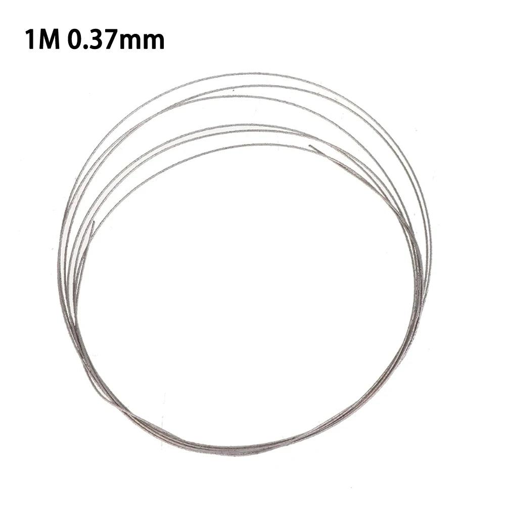 1M Diamond Cutting Wire Saw Blade Jade Glass Rock DIY Matching Supply