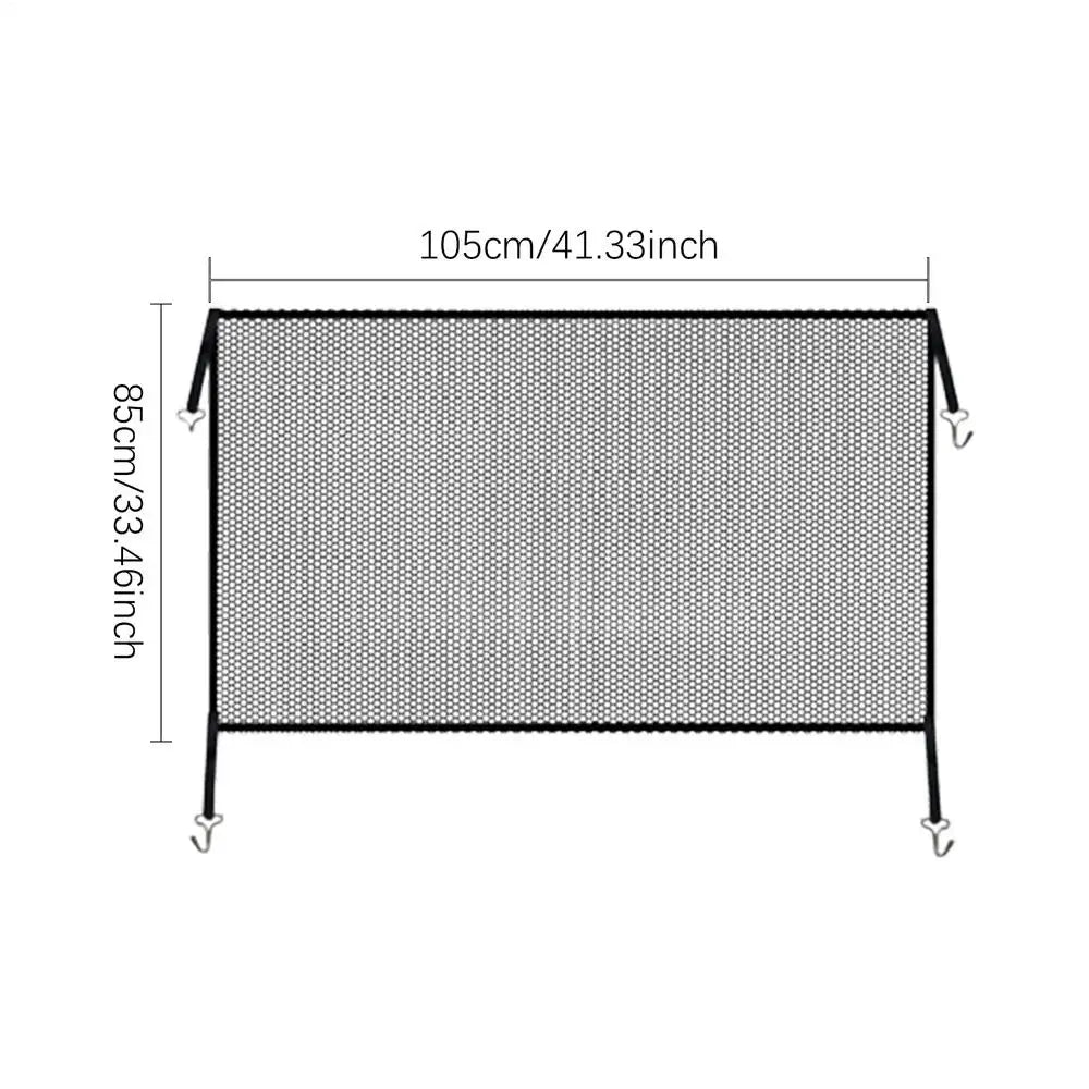 Car Condenser Protective Net Radiator Bug Screen Mosquito Repellent Universal Anti Insect Grill Water Tank Protector Accessories Peaceful Pleasures Health and Wellness Black 1pcs