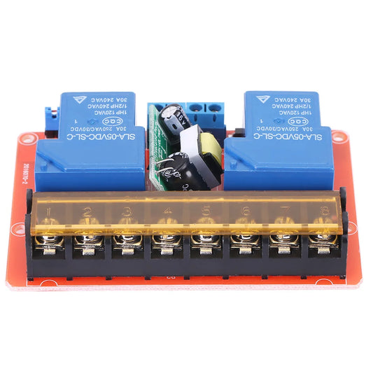 AC100V-250V 30A Power 2-Channel Relay DC5V Low Level Trigger Switch Peaceful Pleasures Health and Wellness Default Title