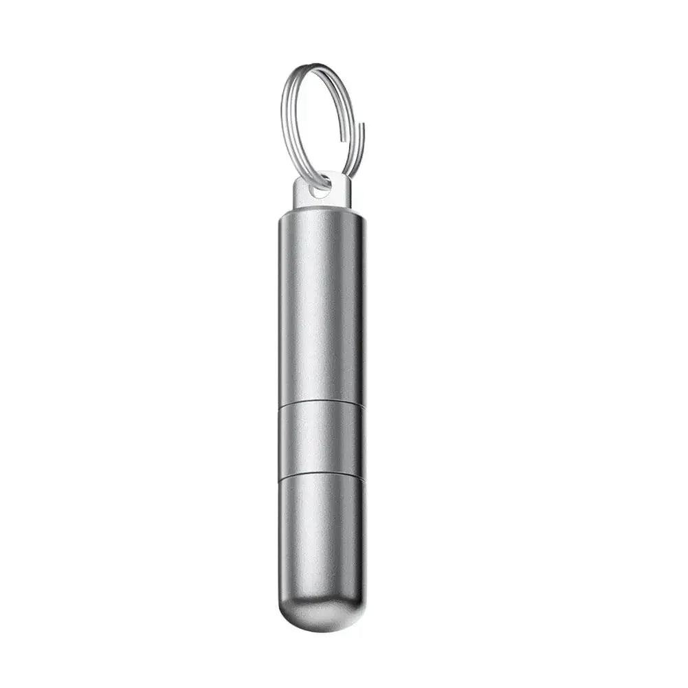 2-in-1 Aluminum Alloy SIM Card Eject Pin Keychain, Portable SIM Tray Removal Tool with Earbuds Cleaning Brush for All Smartphone Peaceful Pleasures Health and Wellness 1pcs No