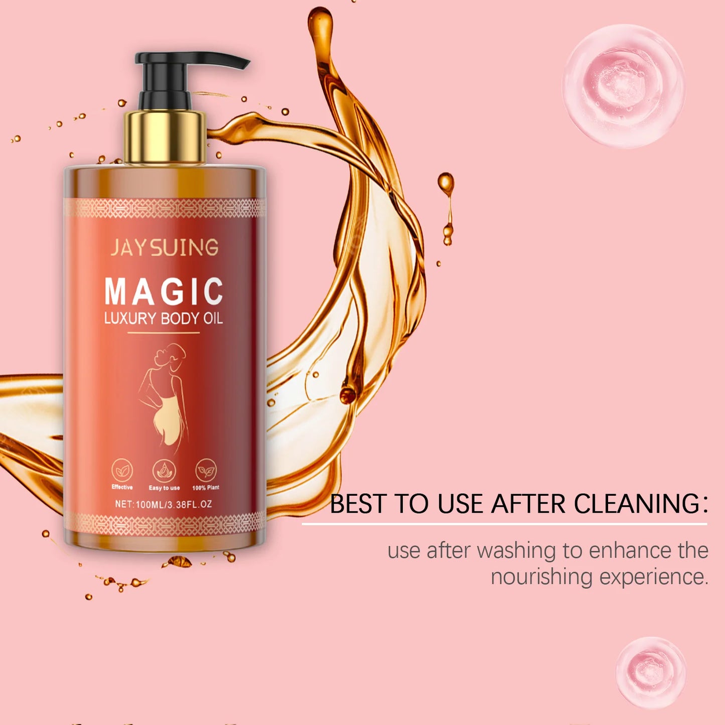 Jaysuing Body Firming Oil – Anti-Cellulite Skin Tightening 100ml