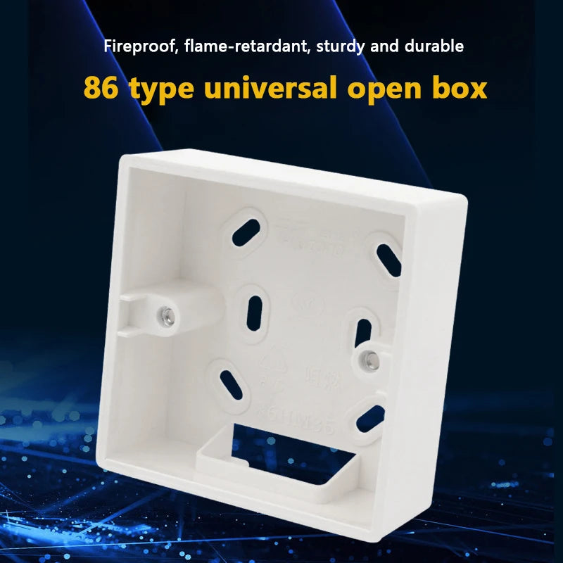 High Quality External Mounting Box For 86mm*86mm*34mm Standard Switches And Sockets Apply For Any Position Of Wall Surface Peaceful Pleasures Health and Wellness