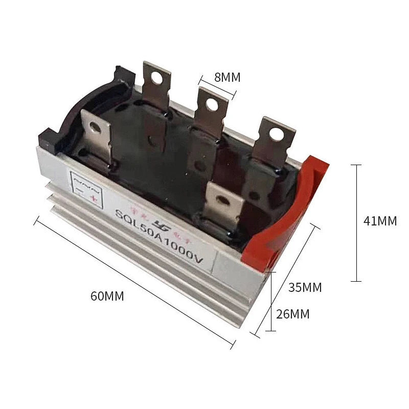 New SQL 1000V High Current Three Phase Rectifier Bridge 10A 20A 35A 50A Diode Module Peaceful Pleasures Health and Wellness