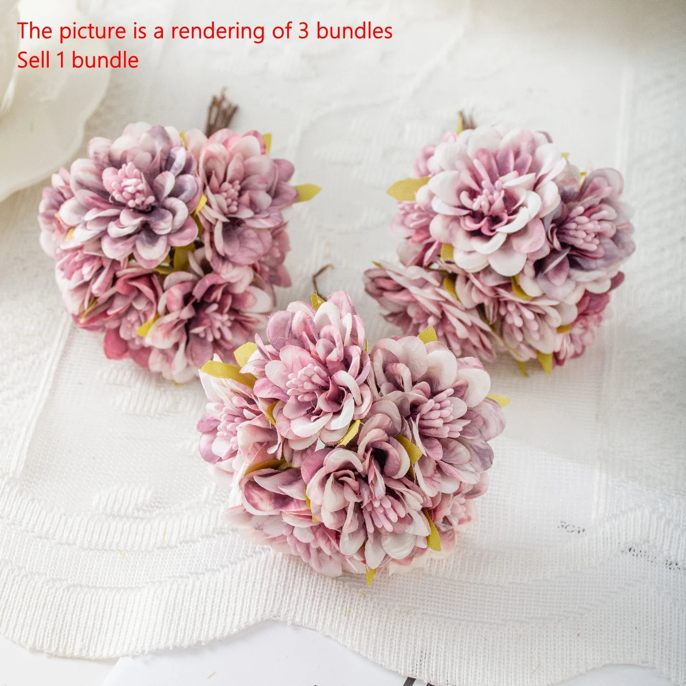 Artificial Silk Mini Rose Bouquets | Wedding & Home Décor