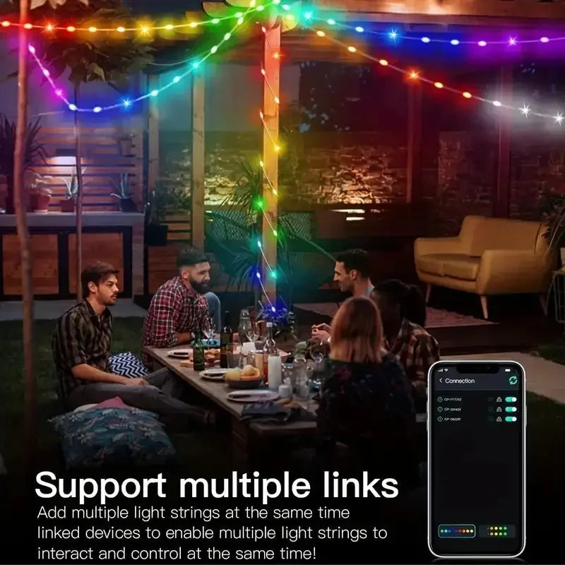 Dreamcolor Bluetooth RGBIC LED Fairy String Lights USB 5m–20m