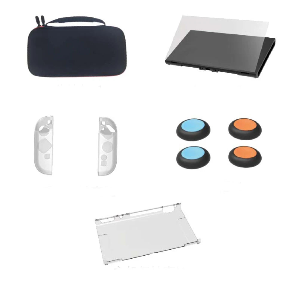Storage Travel Bag For Switch 2 PC Cover Grips Portable Carrying Protective Case Film Set For Switch 2 NS2 Game Peaceful Pleasures Health and Wellness
