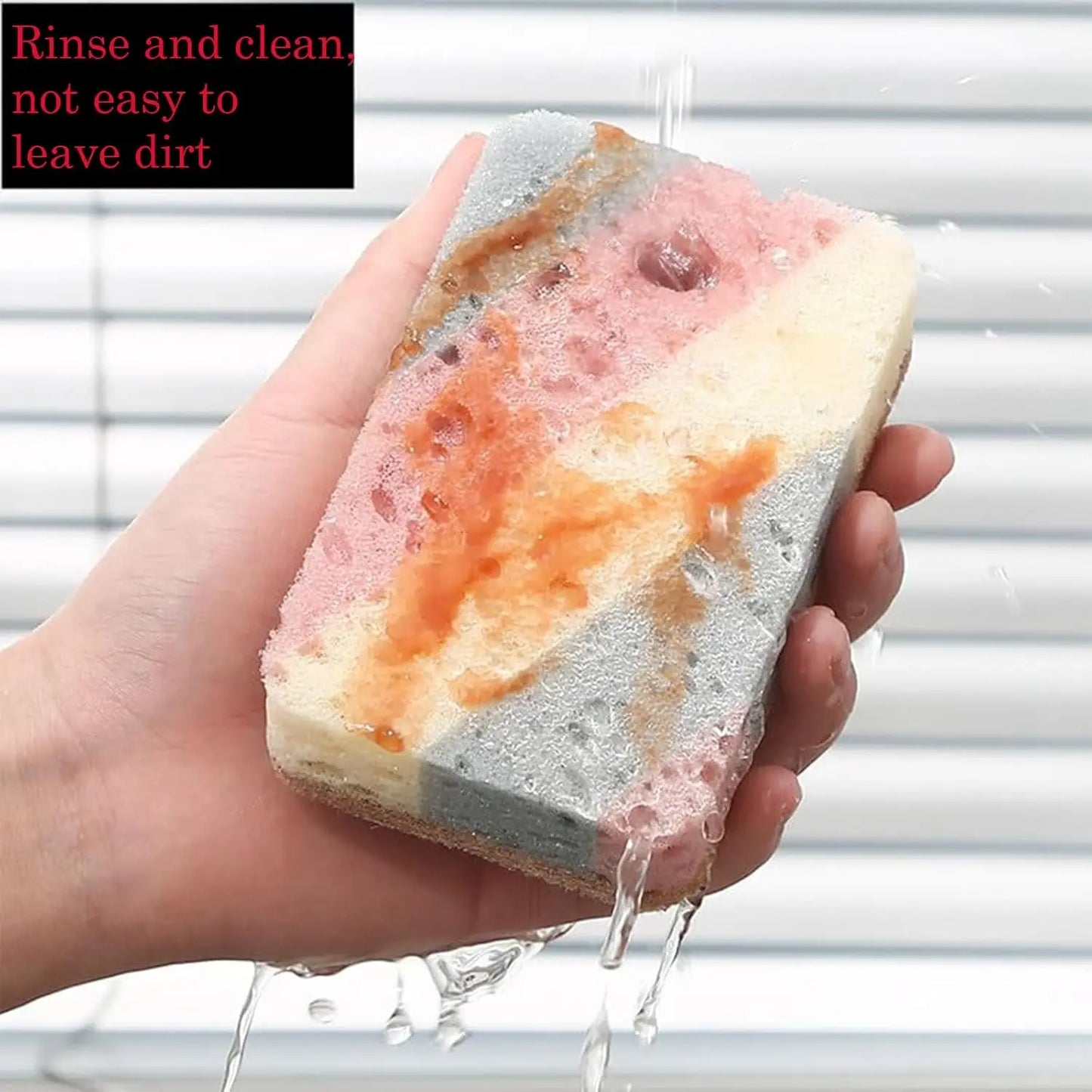 Dual-Sided Cellulose Dish Sponges | Colorful Kitchen Scourers