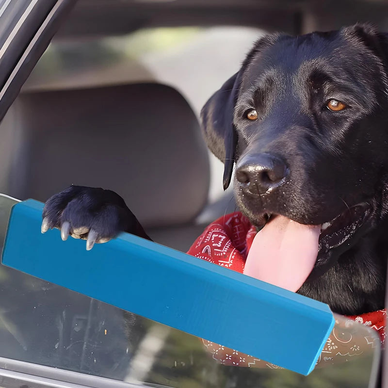Dog Car Window Chin Rest Foam Cushion 25cm – Blue