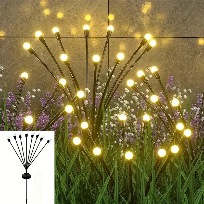 Solar Firefly Garden Lights – Waterproof LED Swaying Pathway Lamp