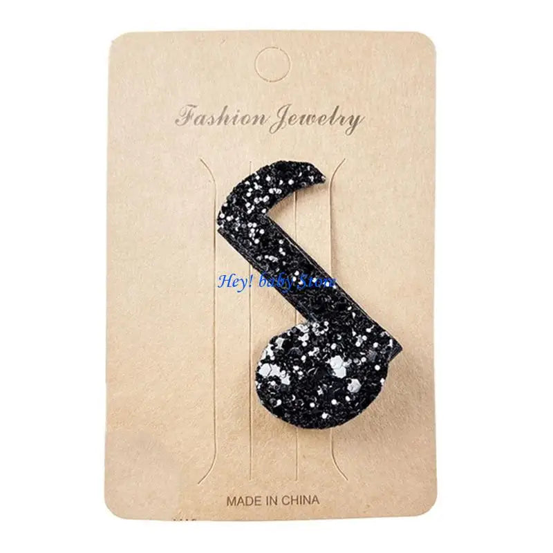 Music Note Hair Clips for Girls – Piano & Violin Barrettes