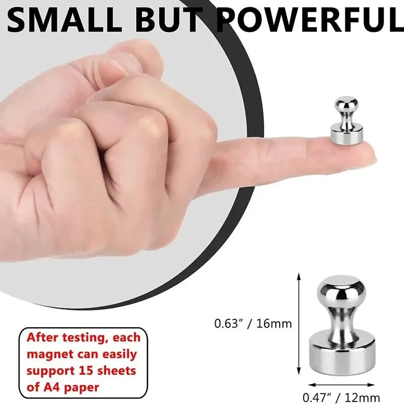 10PCS Neodymium Magnetic Nails 12x16mm – Whiteboard & Fridge