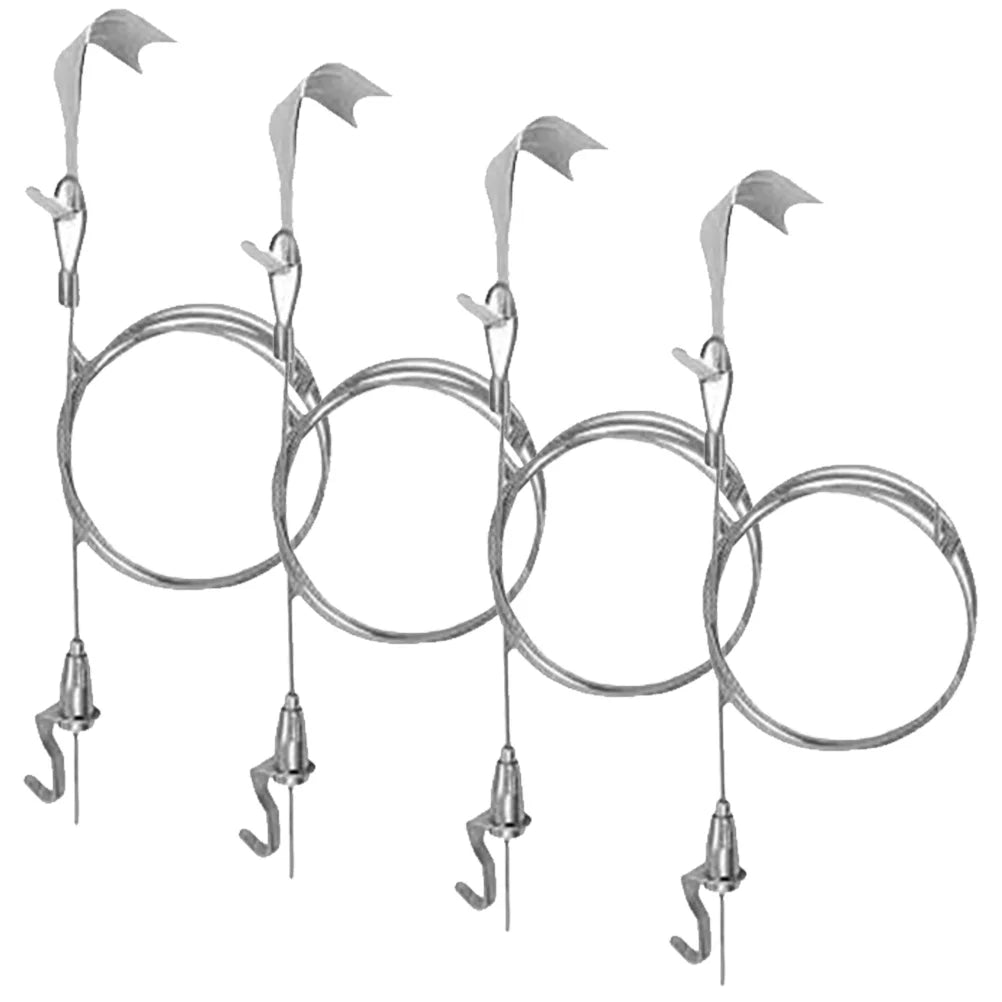 Adjustable Picture Hanging Cord Rope Hooks Steel Wire Track System Heavy Duty Frame Tools Diy Supplies Picture Hangers Hardware Peaceful Pleasures Health and Wellness 54x2.9CM
