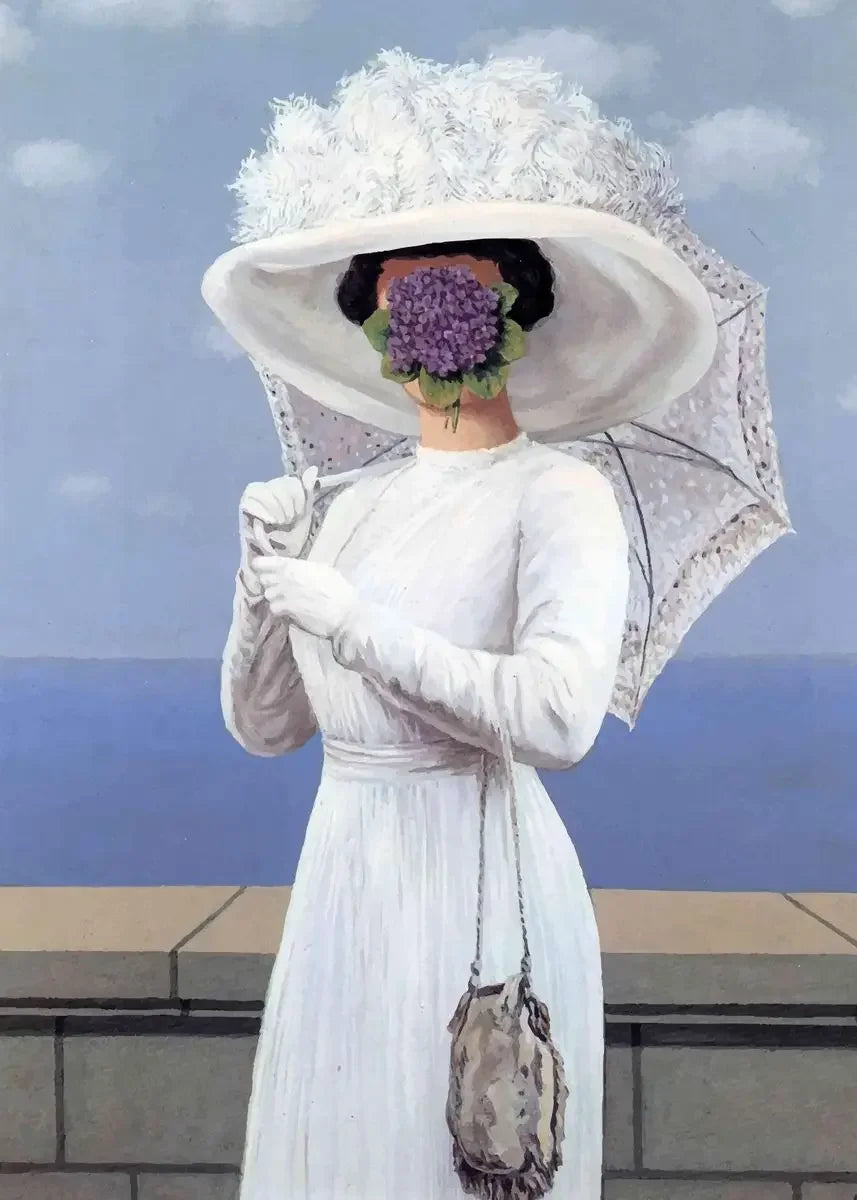 Rene Magritte Surrealist Canvas Wall Art Print | Unframed Poster