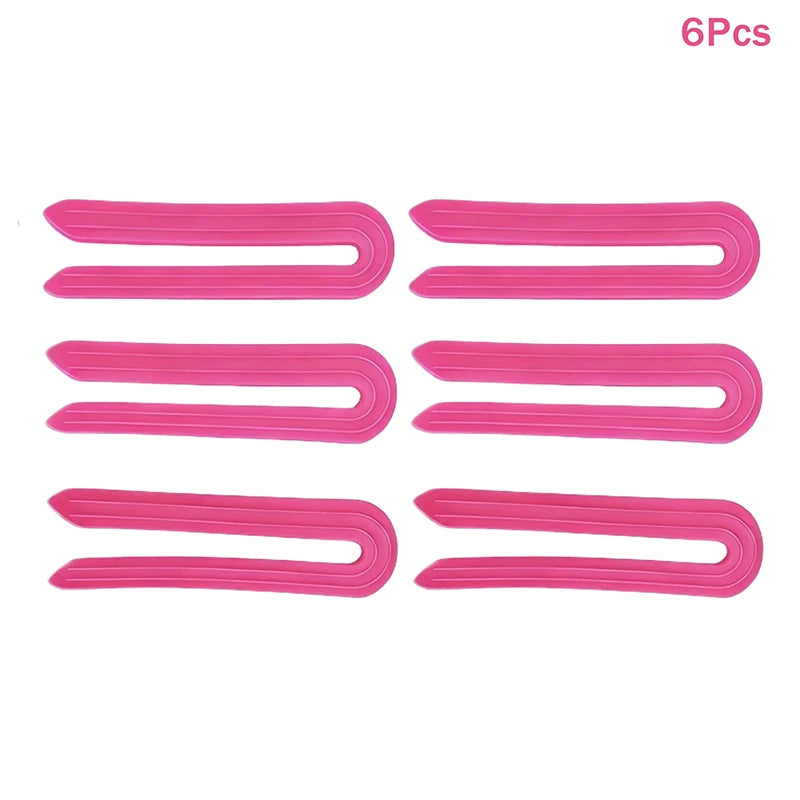 Heat Resistant U-Clips Hair Styling Insulation Clips 6/12Pcs