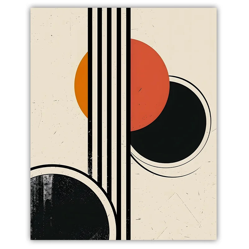 Abstract Geometric Minimalist Canvas Wall Art | Modern Poster Canvas Wall Art Print Peaceful Pleasures Health and Wellness 05 40x60cm No Frame China Mainland