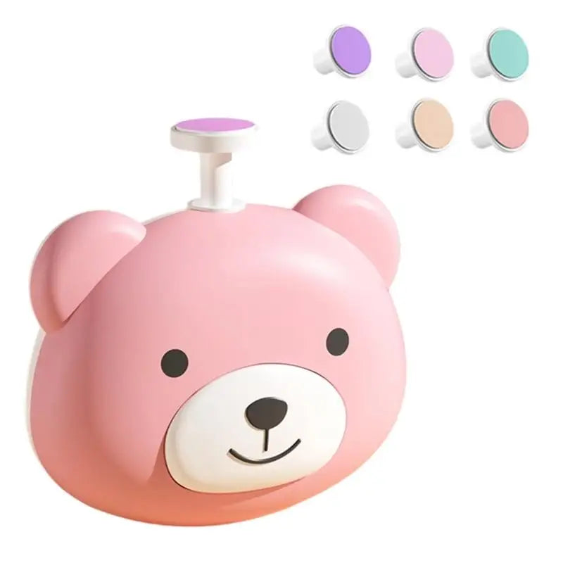 Electric Baby Nail Grinder – Safe, Quiet Filing + 6 Attachments