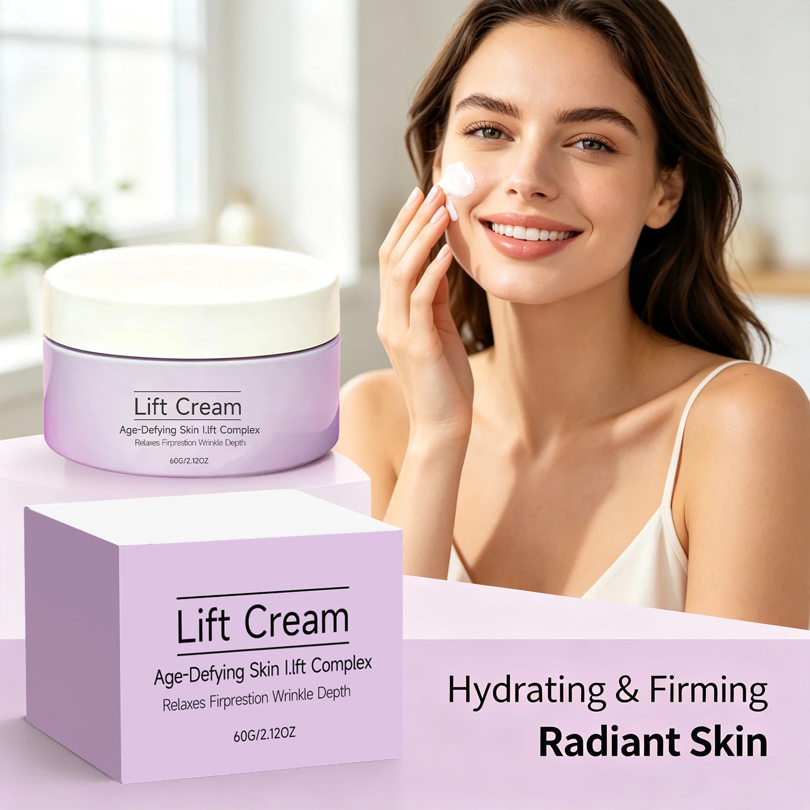 Firming Face Cream – Tighten, Lift & Hydrate Skin | 60g Firming Face Cream Peaceful Pleasures Health and Wellness