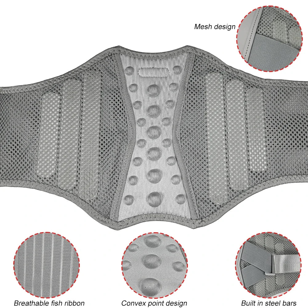 WEFITON Back Support Belt | Sciatica & Herniated Disc Relief Lumbar Support Brace Peaceful Pleasures Health and Wellness