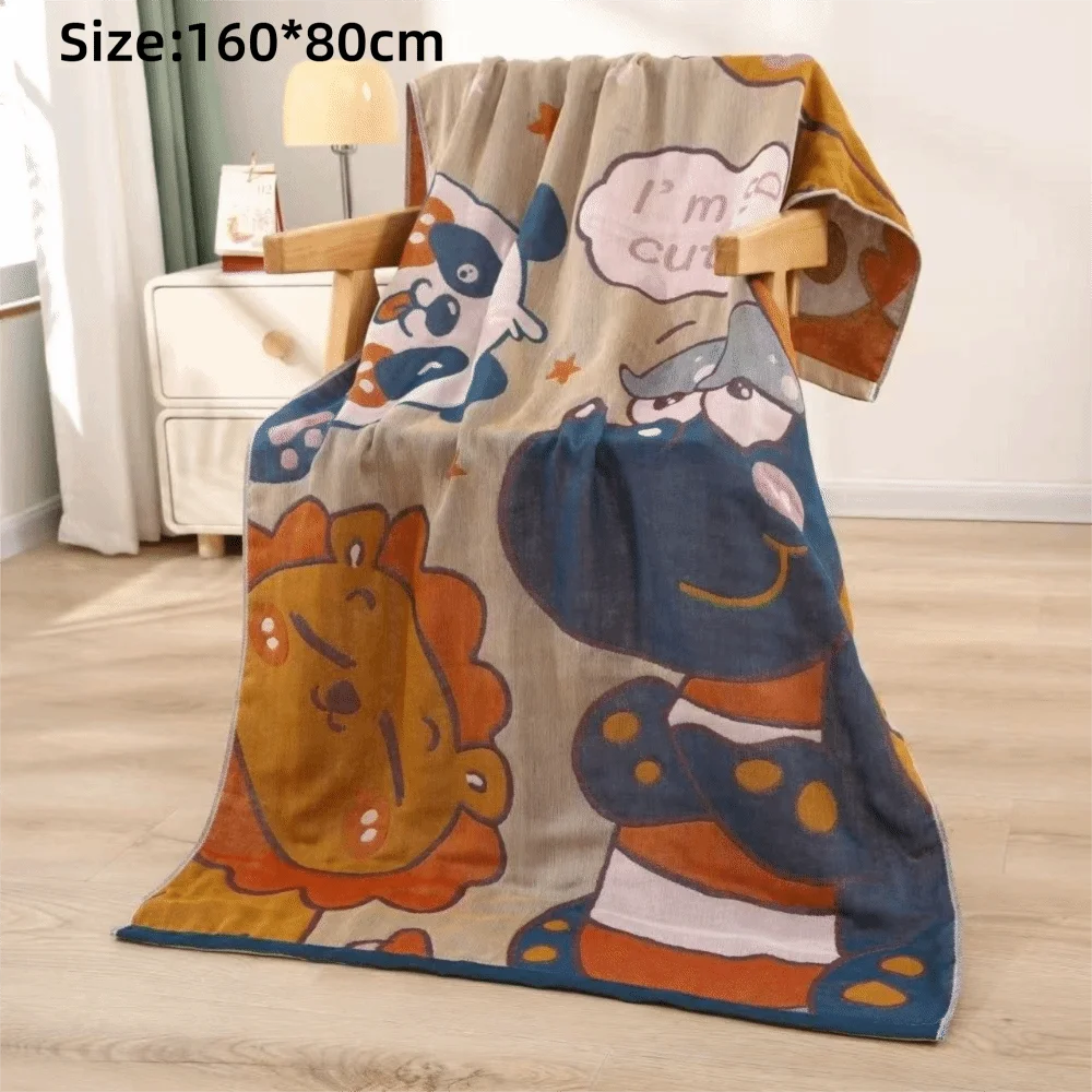 High Quality Multi Layer Bath Towel Double Sidedprinted Soft Beach Towel Multifunctional Small Blanket Universal in All Seasons Peaceful Pleasures Health and Wellness