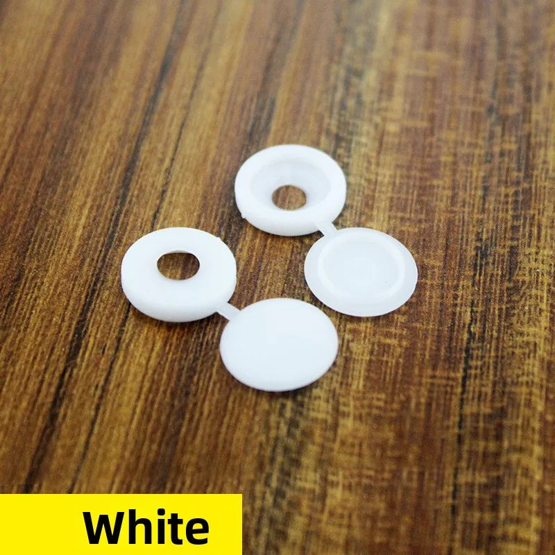 Plastic Screw Cover Caps M4/M3.5 – Cabinet Hole Caps & Hinges Set
