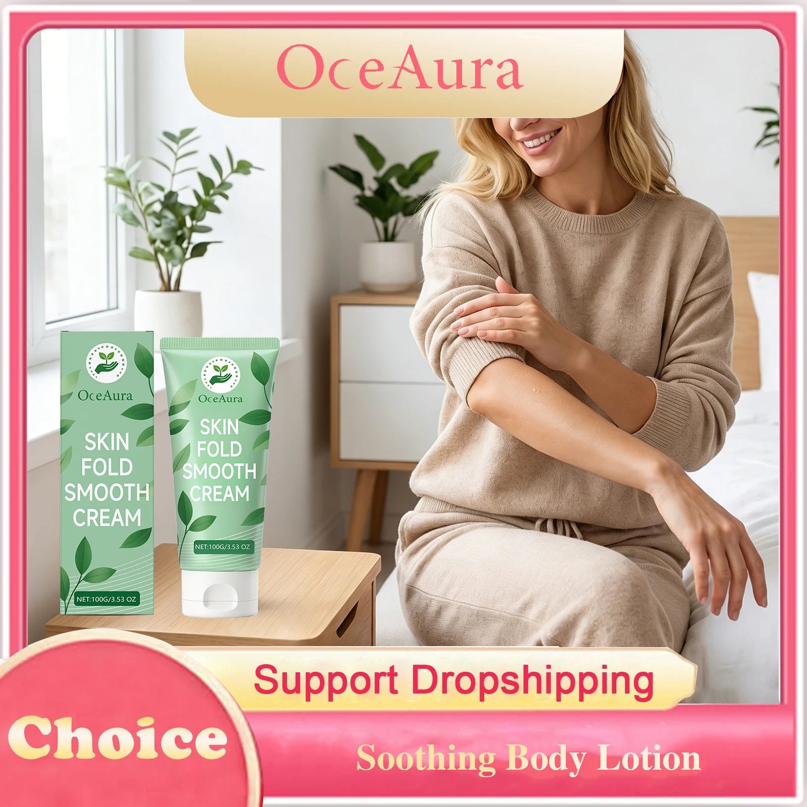 100g Soothing Body Lotion Nourishing Repairing Stabilizing Smoothing Calming Brightening Softening Glowing Hydrating Body Cream Peaceful Pleasures Health and Wellness
